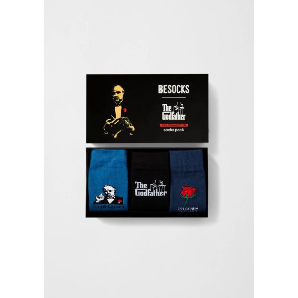 3-pack godfather socks gift box
