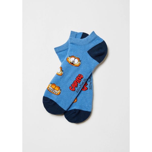 BeGarfield faces ankle socks