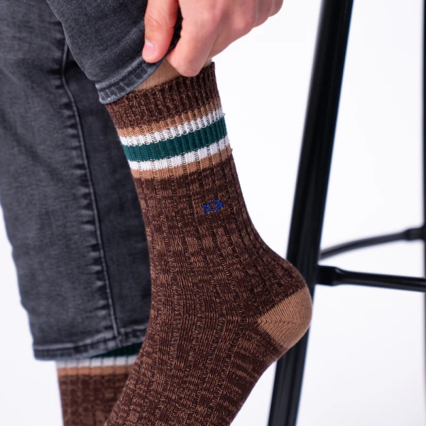 brown socks