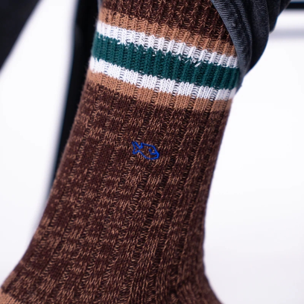 brown socks