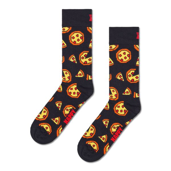 pixelated pizza socks