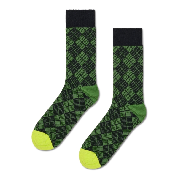 mini argyle jaquard socks