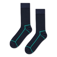 contrast stripe socks