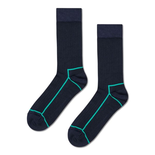 contrast stripe socks