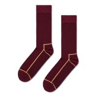 contrast stripe socks