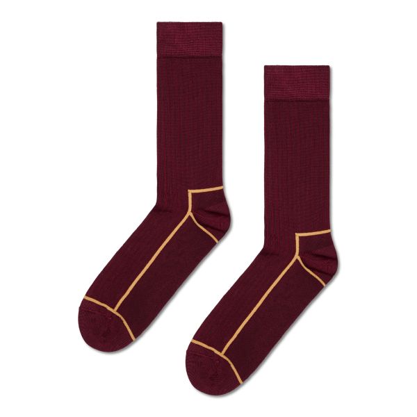 contrast stripe socks