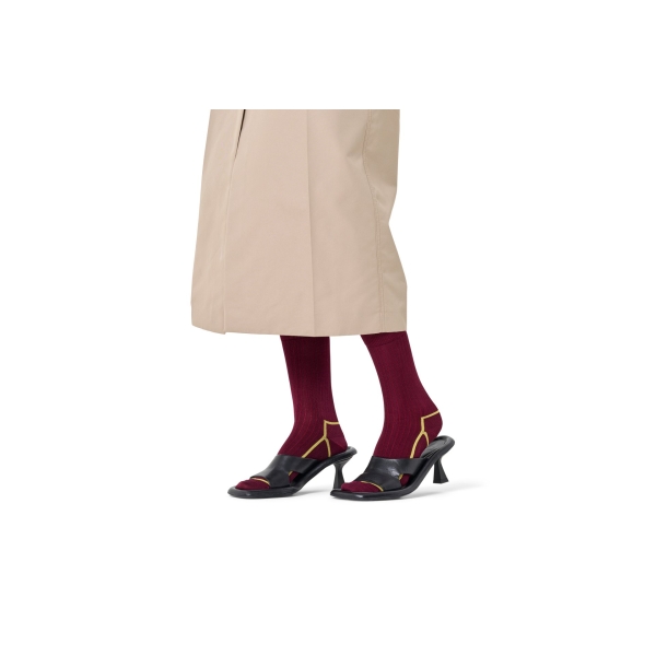 contrast stripe socks