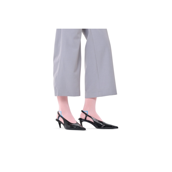 contrast stripe socks