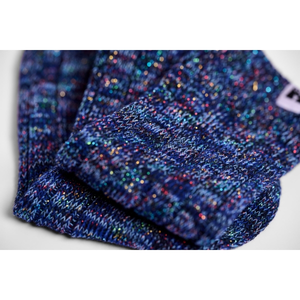 shimmering slouch socks