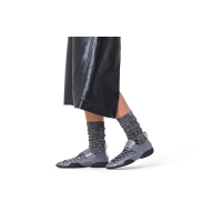 shimmering slouch socks
