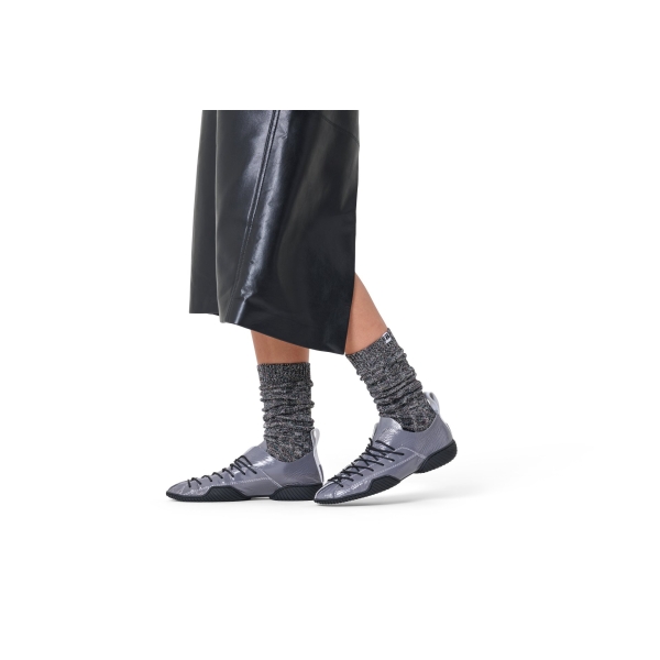shimmering slouch socks