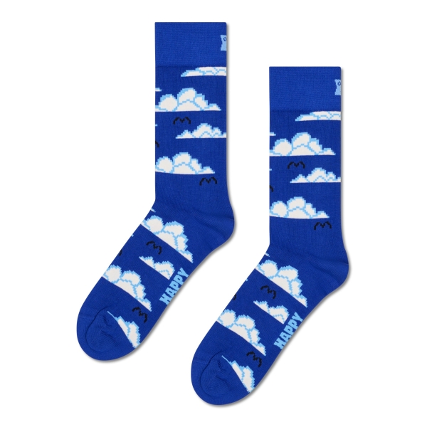 pixelated cloud socks