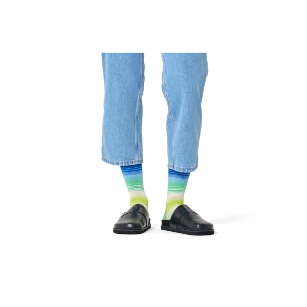 gradient stripe socks
