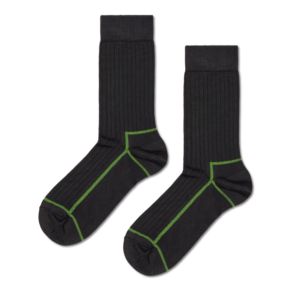 contrast stripe socks