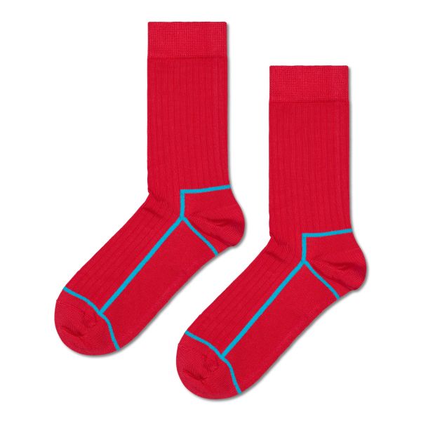 contrast stripe socks