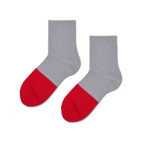 extended toe 1/2 crew socks