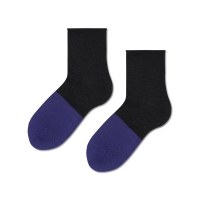 extended toe 1/2 crew socks