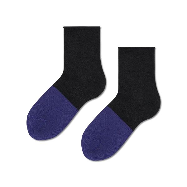 extended toe 1/2 crew socks
