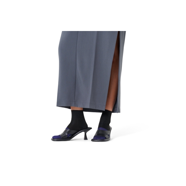 extended toe 1/2 crew socks