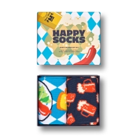 2-pack wurst and beer socks gift box