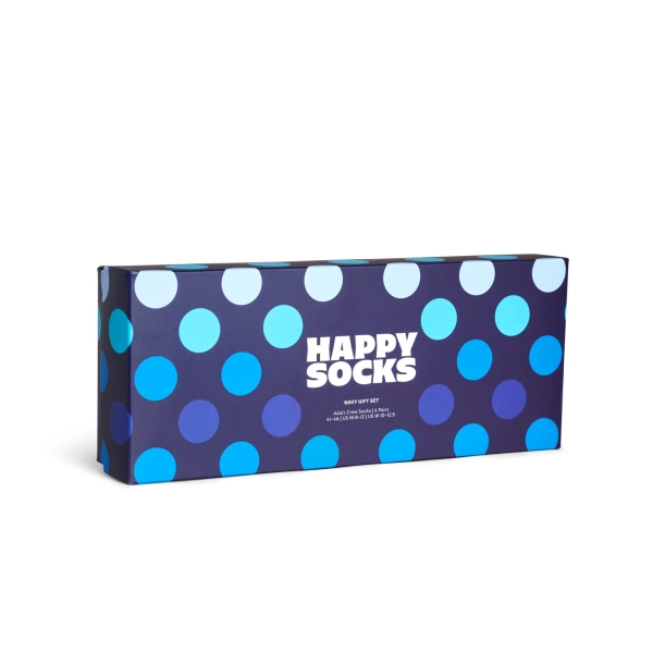 4-pack navy socks gift box