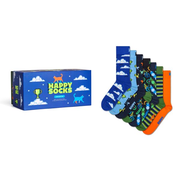 7-pack seven days socks gift box