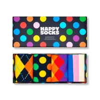 4-pack multi socks gift box