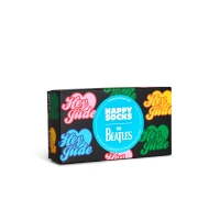 3-pack beatles socks gift box