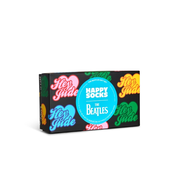 3-pack beatles socks gift box