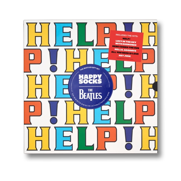 6-pack beatles socks gift box