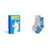 kids 2-pack llama socks gift box