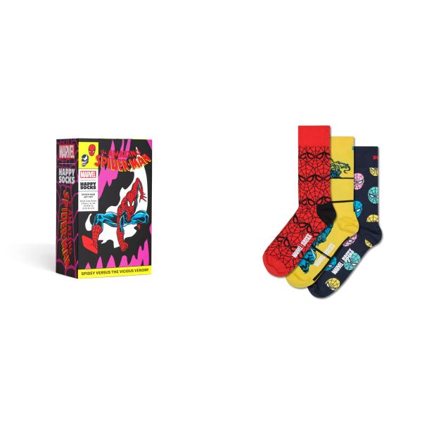 3-pack marvel spider-man socks gift box