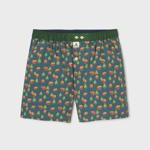 boxer short brown bear