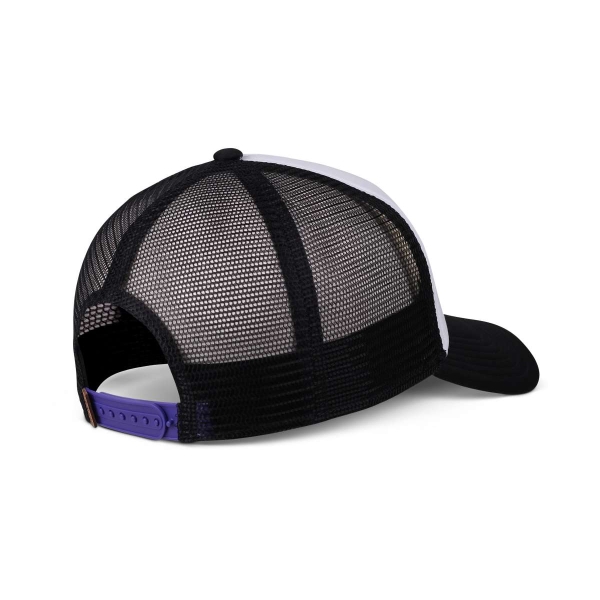 trucker cap food vino black/white