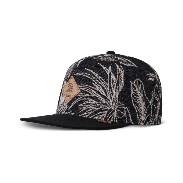 6-panel snapback aloha couch black