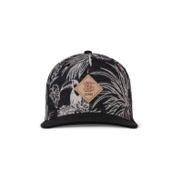 6-panel snapback aloha couch black