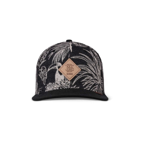 6-panel snapback aloha couch black