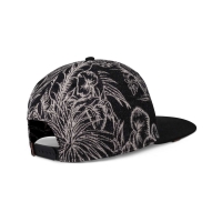 6-panel snapback aloha couch black