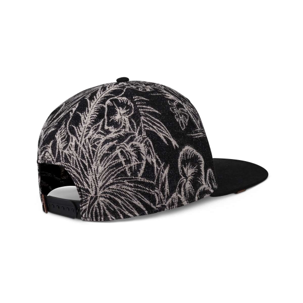 6-panel snapback aloha couch black