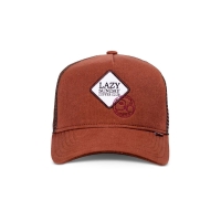 trucker cap lscc jersey rust brown