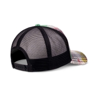 trucker cap dirty check multi