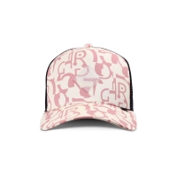 trucker cap simple aztec beige/old rose