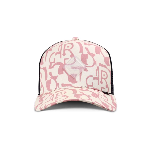 trucker cap simple aztec beige/old rose