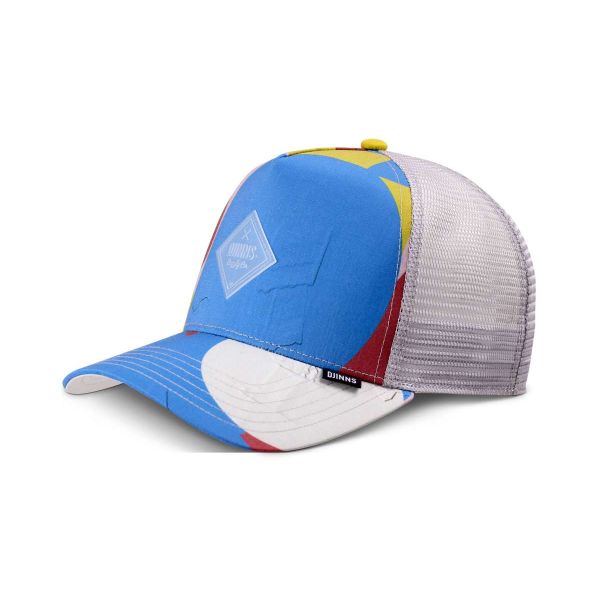 trucker cap geometric bright