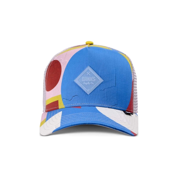 trucker cap geometric bright