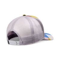 trucker cap geometric bright