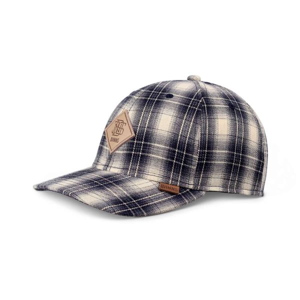 truefit cap denim wishy check/indigo