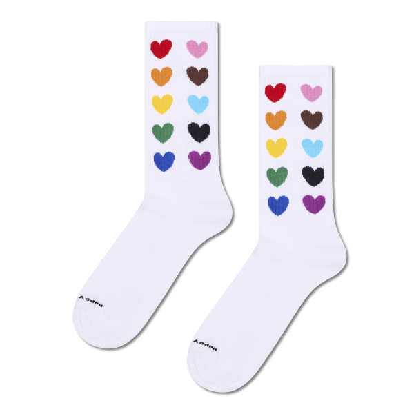 pride rainbow sneaker socks