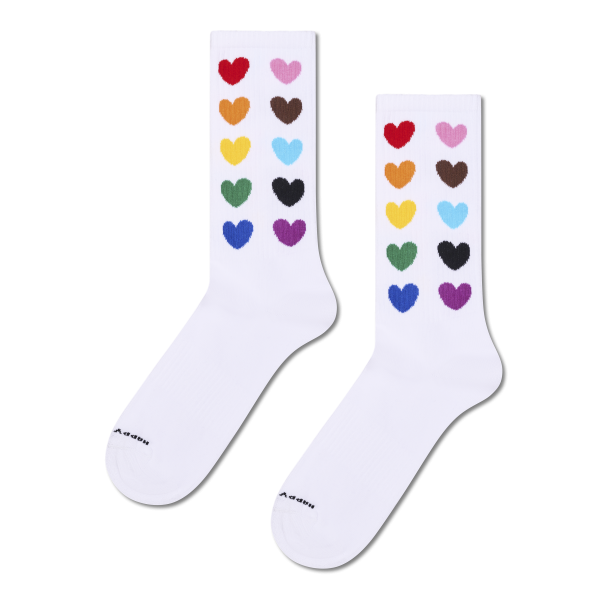 pride rainbow sneaker socks