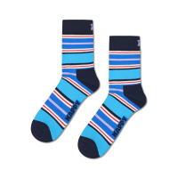 multi stripe short crew socks